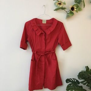 Anthropologie LYB Vintage Button Down Dress